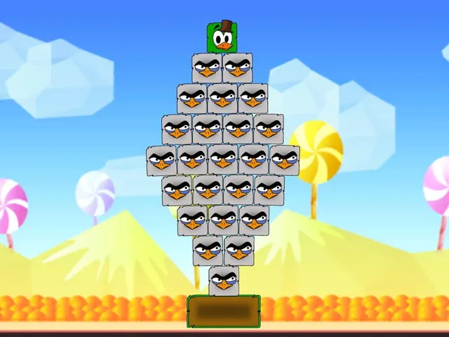 Red Bird Adventure: Classic Physics Puzzle