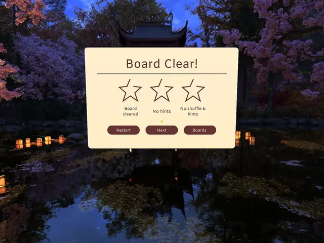 Relaxing VR Games: Mahjong