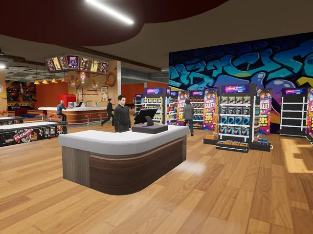 Retro Arcade Shop Simulator