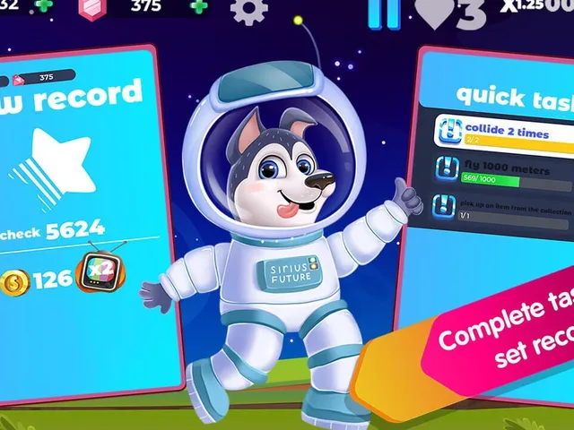 Rocket in Space: Running Games