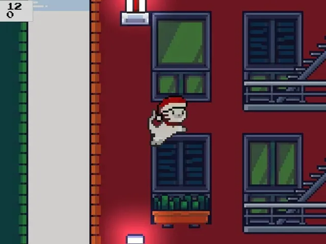 Rooftop Rascal: The Claus Cat