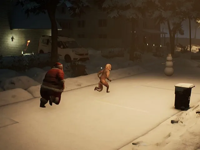 Santa in the Ucube City