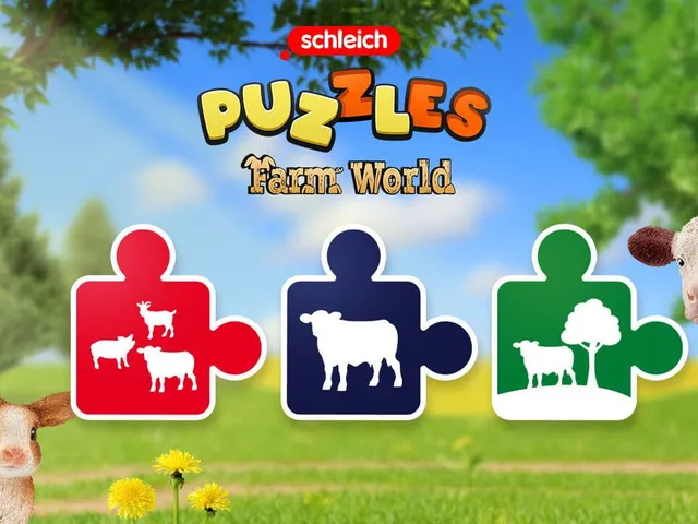 Schleich Puzzles: Farm World