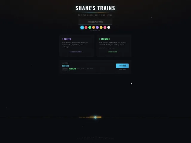 Shane's Trains