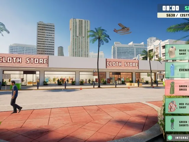 SiMarket Cloth Store Simulator