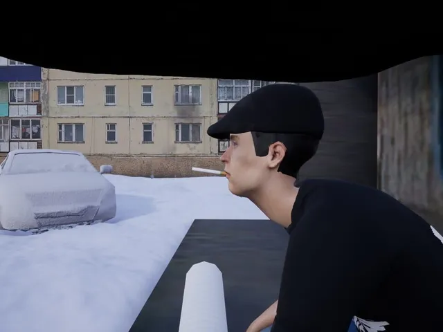 Simulator of Sitting in the Driveway