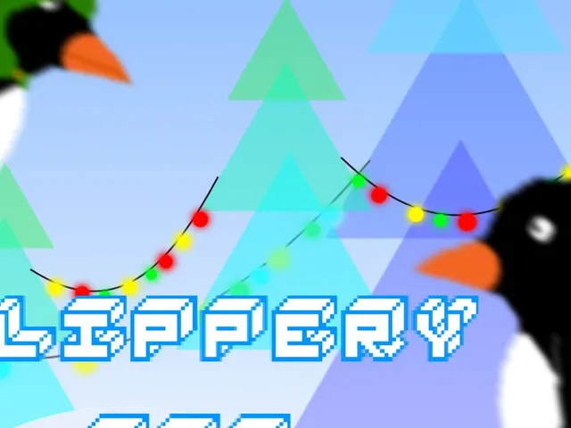 Slippery ice