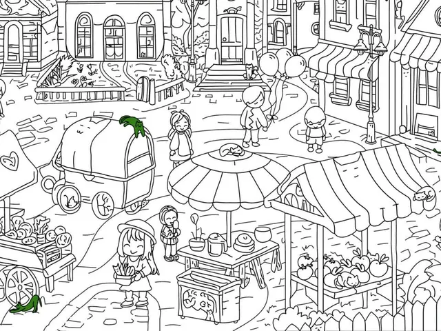 Small Town Filled With Cats