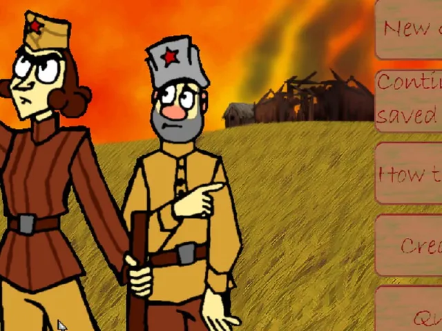 Sniper and Spotter Serving the Motherland