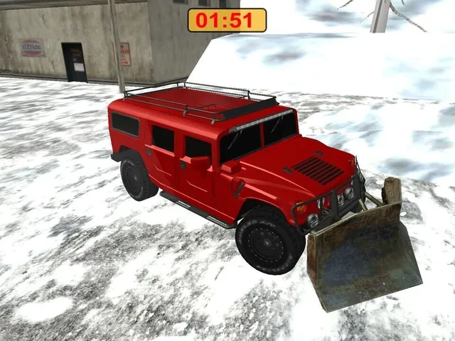 Snow Clearing Driving Simulator