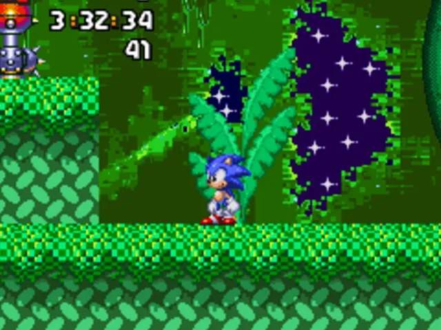 Sonic & Bean in Eggland