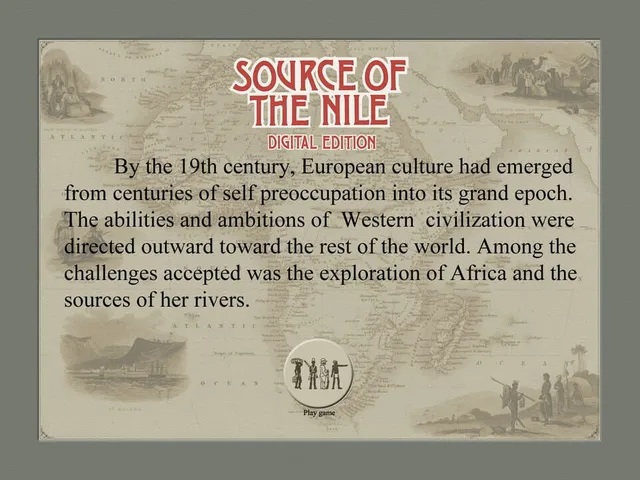 Source of the Nile: Digital Edition