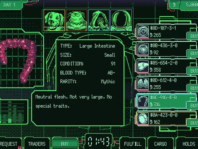Space Warlord Organ Trading Simulator
