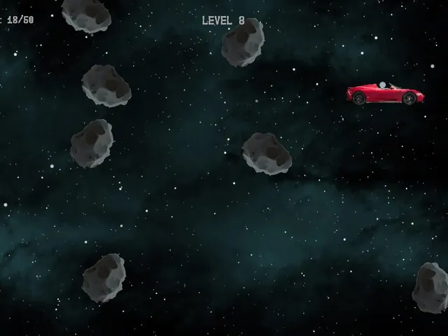 Starman in space