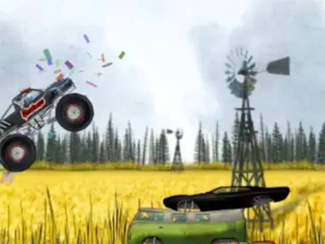 Stickman Downhill Monstertruck