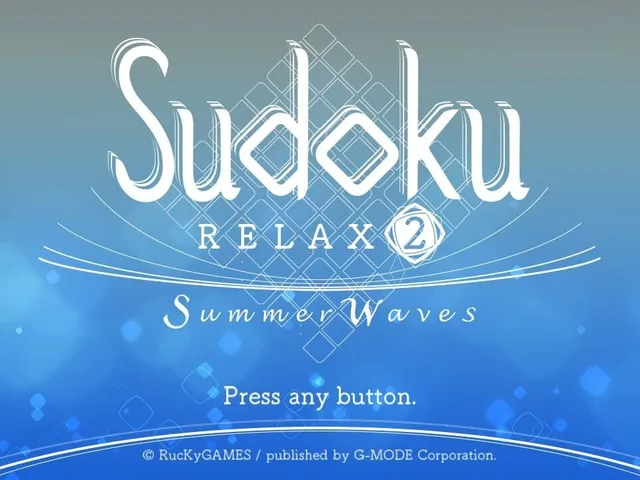 Sudoku Relax 2 Summer Waves
