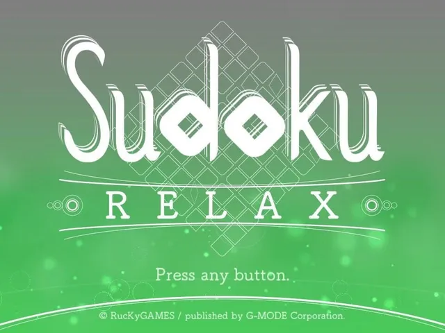 Sudoku Relax