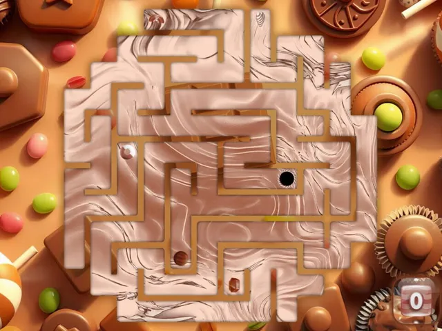 Sweetie Candy Maze: Brown Chocolate