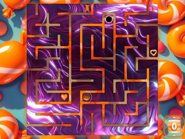 Sweetie Candy Maze: Orange