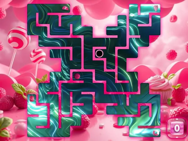 Sweetie Candy Maze: Pink Raspberry