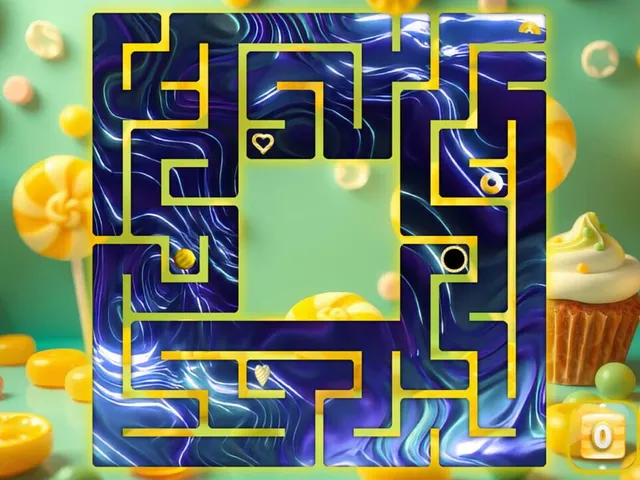 Sweetie Candy Maze: Yellow Lemon