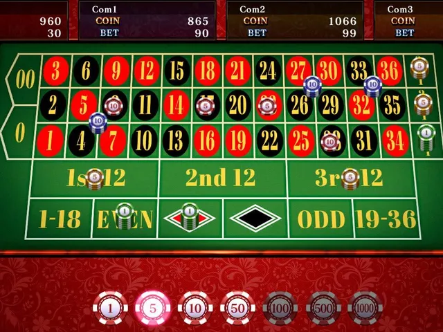 The Casino: Roulette, Video Poker, Slot Machines, Craps, Baccarat