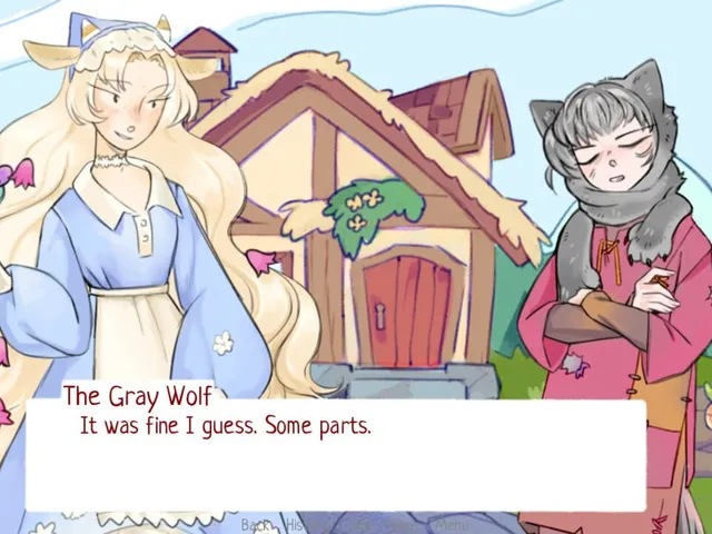 The Gray Wolf and The Little Lamb
