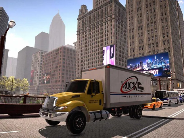 Truck Simulator 2025: City Work Delivery