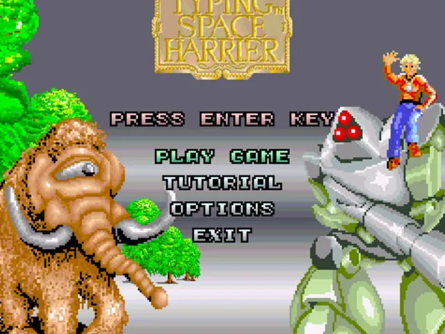 Typing Space Harrier
