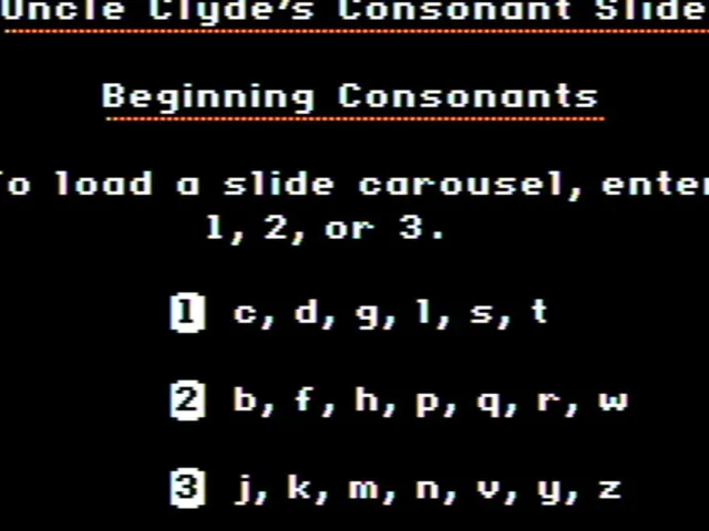 Uncle Clyde's Consonant Slides