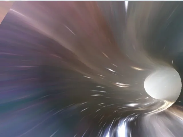 VR Black Hole Travel Hypothesis
