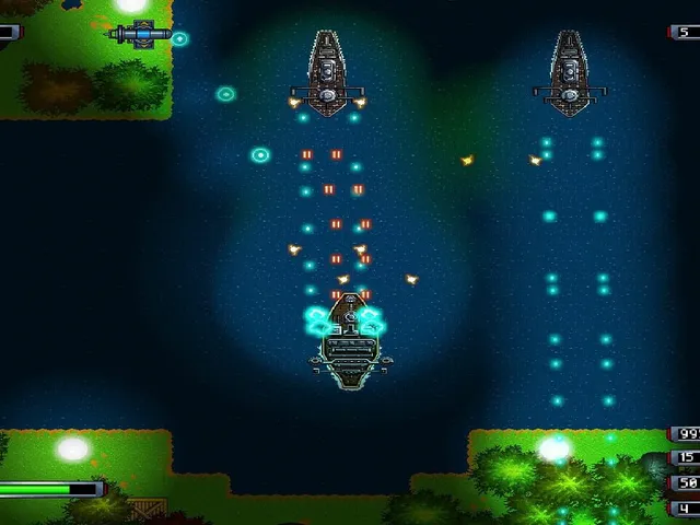 Warships on the Halloween Night