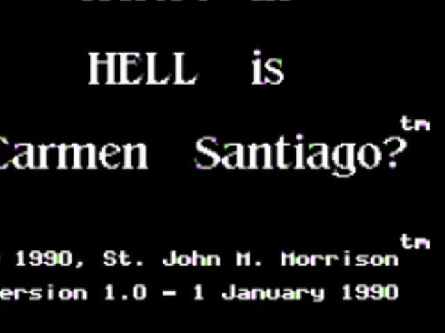 Where in Hell is Carmen Santiago?