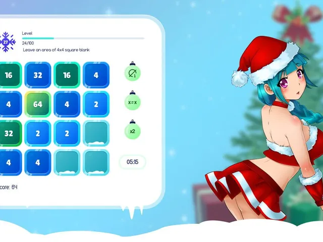 Winter Girls 2048
