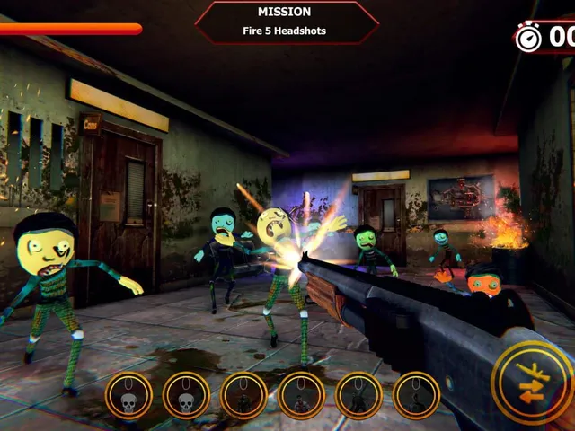 Zombie Sniper Shooter: Stickman War